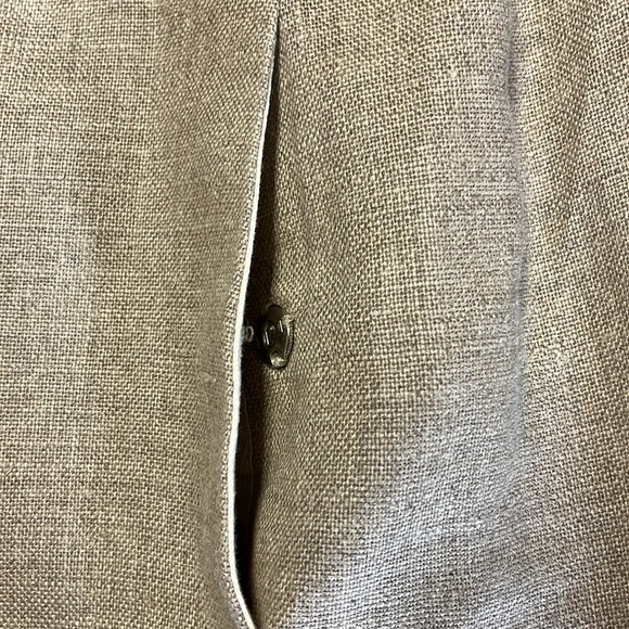 TALORA (a Nordstrom brand) linen knee length three season coat - Picture 4 of 8